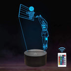 Basketball 3D Lamp--My Store-Color:Blue