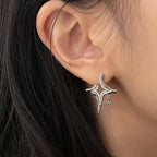 Asterism Rhinestone Earrings--My Store-My Store