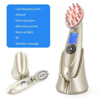 Electric Laser Hair Growth Comb Infrared EMS RF Vibration Massager Microcurrent Hair Care Hair Loss Treatment Hair Regrowth--My Store-My Store