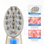 Electric Laser Hair Growth Comb Infrared EMS RF Vibration Massager Microcurrent Hair Care Hair Loss Treatment Hair Regrowth--My Store-My Store