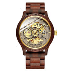 Classic Wooden Men's Mechanical Watch--My Store-My Store