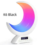 RGB Moon Bluetooth Speaker--My Store-Color:Black-Size:190mmx70mmx230mm