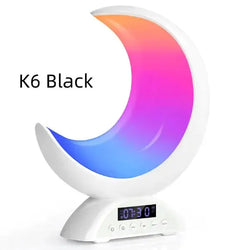 RGB Moon Bluetooth Speaker--My Store-Color:Black-Size:190mmx70mmx230mm