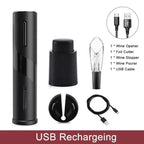 Automatic Wine Bottle Opener--My Store-Color:Rechargeable Set-2
