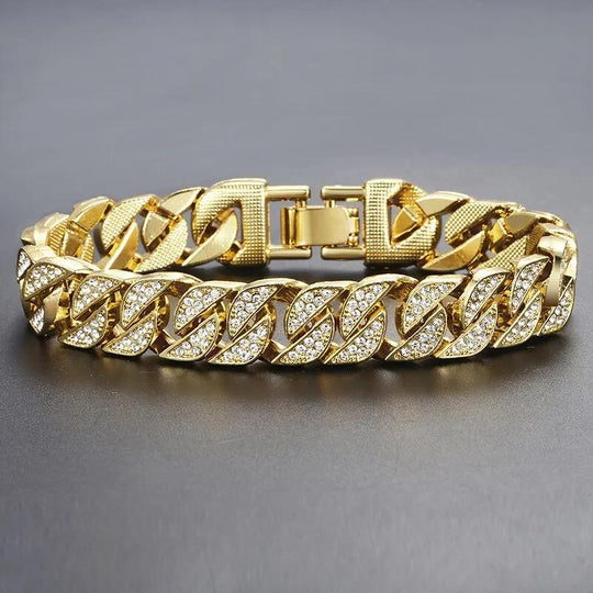Miami Gold Curb Cuban Bracelet--My Store-My Store