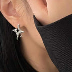 Asterism Rhinestone Earrings--My Store-My Store