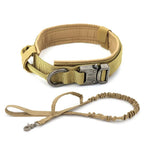 Dog Collar--My Store-Color:Brown Set-Size:M (34-42cm)