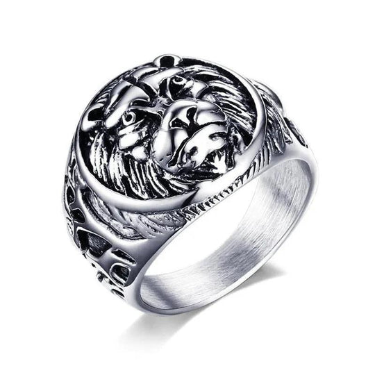 Lion Head Rings--My Store-My Store