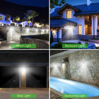 Garden Solar Lamp PIR Motion Sensor LED Solar Light Solar Powered By Sunlight Waterproof for Outdoor Wall Street Decoration--My Store-My Store