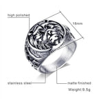 Lion Head Rings--My Store-My Store