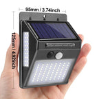 Garden Solar Lamp PIR Motion Sensor LED Solar Light Solar Powered By Sunlight Waterproof for Outdoor Wall Street Decoration - My Store
