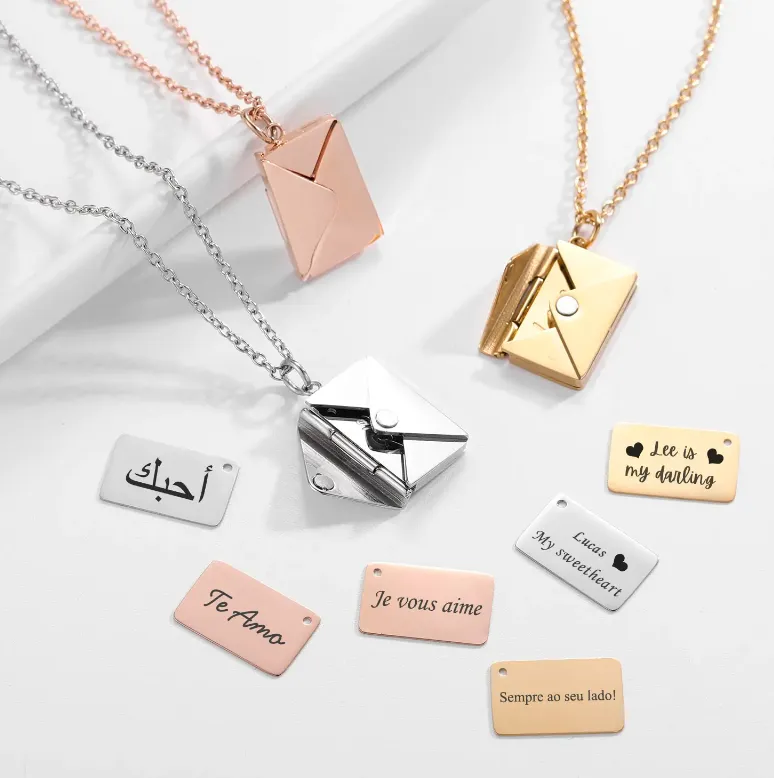 Envelope Necklace--My Store-My Store