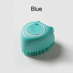 Soft Silicone Dog Brush--My Store-Color:Soft Blue Heart