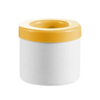 Silicone Cylinder Portable Ice Maker Bucket--My Store-Color:Yellow