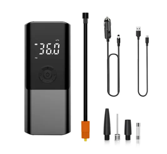 Portable Inflator Pump--My Store-Color:Black Air Pump 2