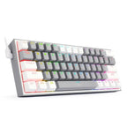Mini Mechanical Gaming Wired Keyboard--My Store-Color:K617RGB-GW-Size:Red Switch