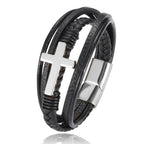 Men Chakra Bracelet--My Store-Color:Silver-Size:22cm