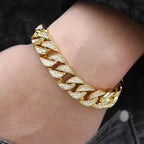 Miami Gold Curb Cuban Bracelet--My Store-My Store