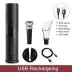 Automatic Wine Bottle Opener--My Store-Color:Rechargeable Set-1