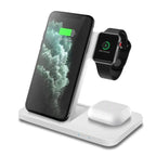3in1 Wireless Fast Charger Dock Station--My Store-Color:White-Size:3 In 1
