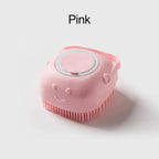 Soft Silicone Dog Brush--My Store-Color:Soft Pink Square