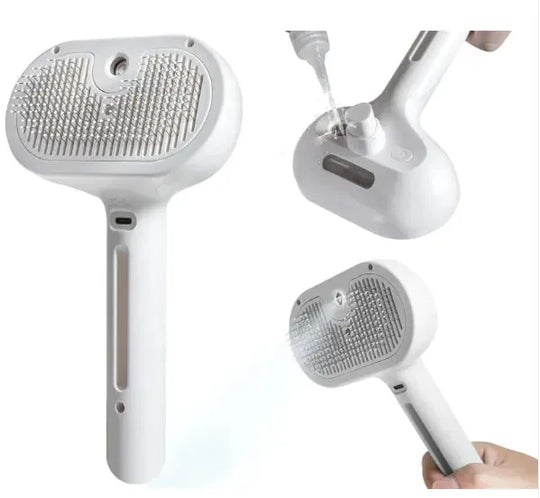 Pet Hair Spray Brush--My Store-Color:White
