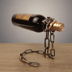 Magic Iron Chain Wine Bottle Holder--My Store-My Store