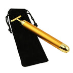 Energy 24K Gold T Beauty Bar Facial Roller Massager--My Store-My Store