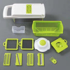 Vegetable Chopper Kitchen--My Store-Color:Green with White