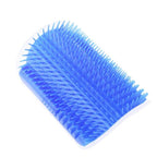 Cat Self Groomer Corner Brush--My Store-Color:Sky Blue
