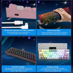 Mini Mechanical Gaming Wired Keyboard--My Store-My Store