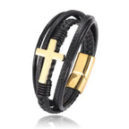 Men Chakra Bracelet--My Store-Color:Gold-Size:18.5cm