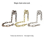 Magic Iron Chain Wine Bottle Holder--My Store-My Store