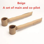 Leather Car Seat Gap Filler--My Store-Color:Beige-Size:2pcs