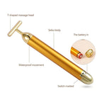 Energy 24K Gold T Beauty Bar Facial Roller Massager--My Store-My Store