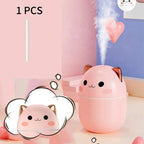 Cute Cat Humidifier--My Store-Color:Pink-Size:1pc