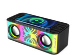 Colorful Light Bluetooth Speaker Dual Speaker Outdoor Wireless Charger--My Store-My Store