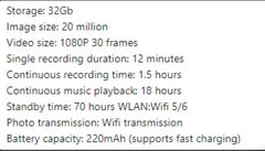 AI Camera Smart Glasses