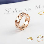Cassie Ring--My Store-Color:Rose Gold-Size:5