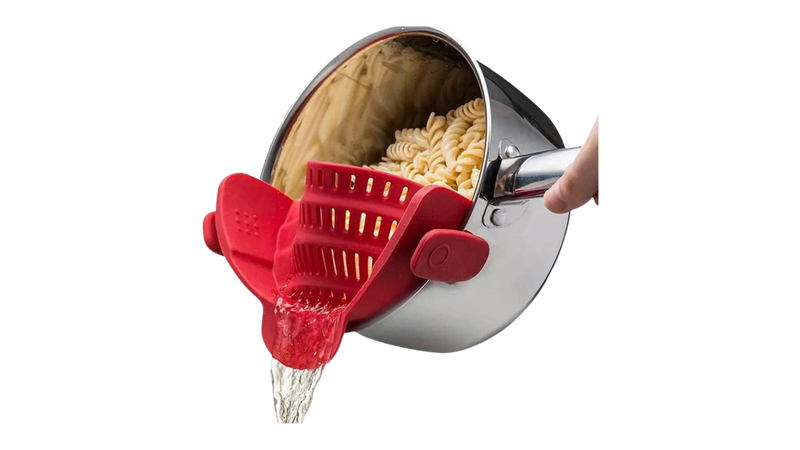 Silicone Pot Strainer--My Store-Color:Red