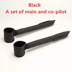 Leather Car Seat Gap Filler--My Store-Color:Black-Size:2pcs
