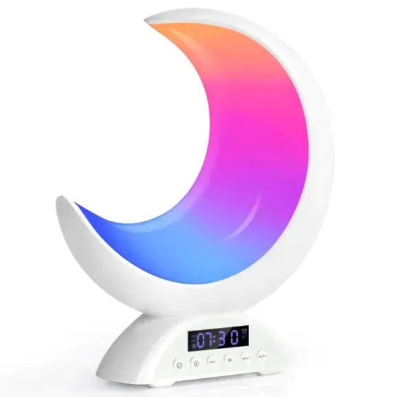 RGB Moon Bluetooth Speaker--My Store-Color:White-Size:190mmx70mmx230mm