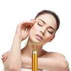Energy 24K Gold T Beauty Bar Facial Roller Massager--My Store-My Store