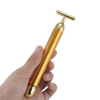 Energy 24K Gold T Beauty Bar Facial Roller Massager--My Store-My Store