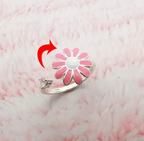 Fidget Spinner Rotatable Ring For Women--My Store-Color:Daisy 5-Size:Resizable