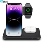 3in1 Wireless Fast Charger Dock Station--My Store-My Store