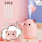 Cute Cat Humidifier--My Store-Color:Pink-Size:5pcs
