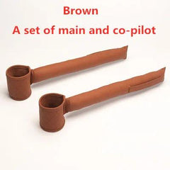 Leather Car Seat Gap Filler--My Store-Color:Brown-Size:2pcs